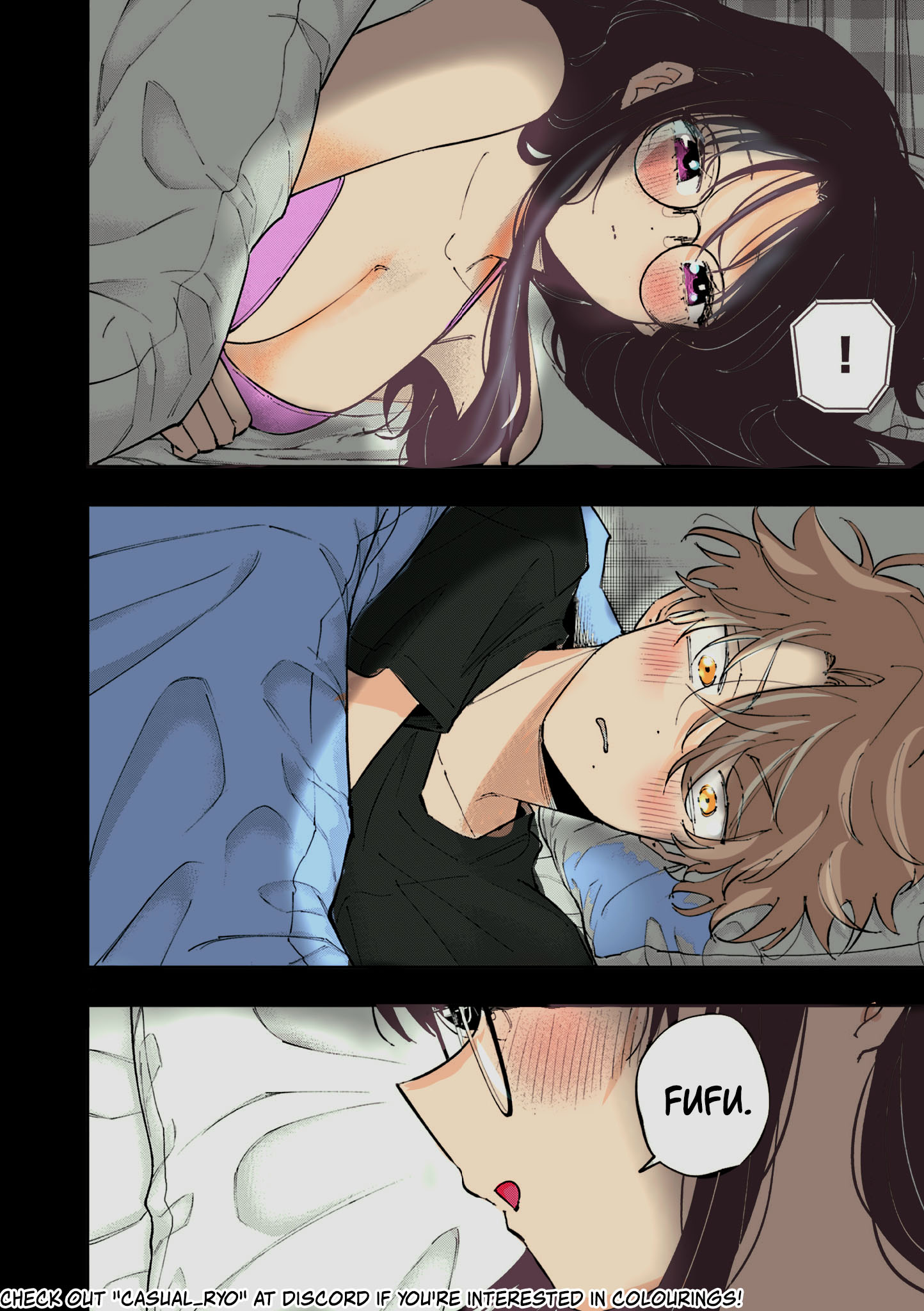 The weirdo one desk over keeps giving me THAT kind of look, Chapter 47 image 12